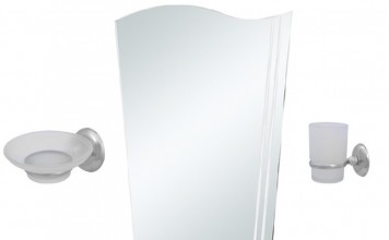 6 Parça Krom Banyo Ayna Seti 875