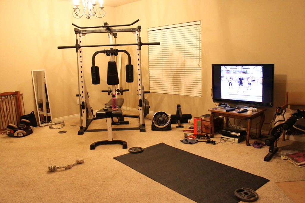 Home Gym Exercise Fitness Room Design Ideas