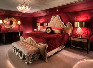 Marsala Rengi Yatak Odası Dekorasyonları 2015