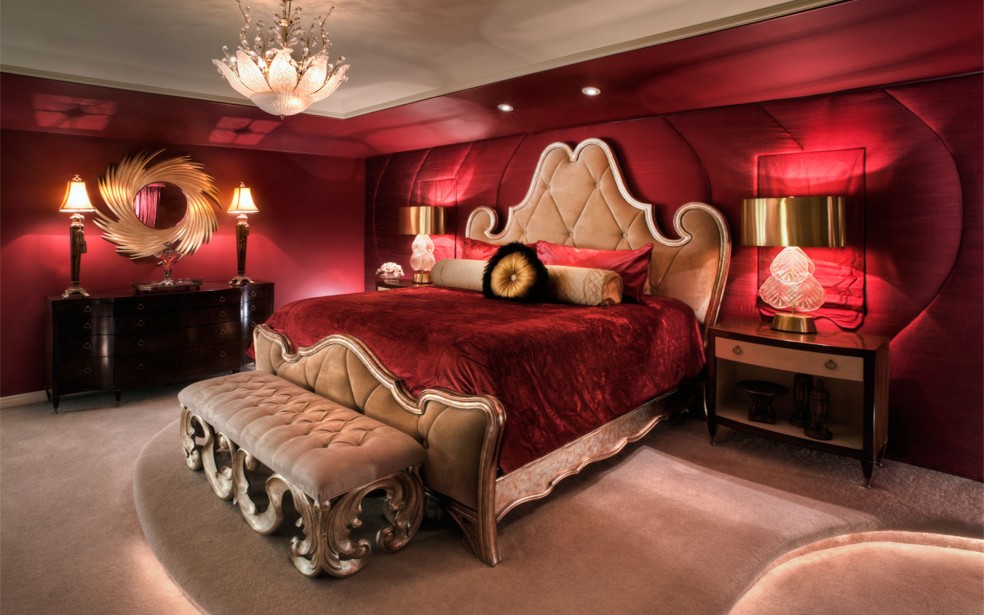 Marsala Rengi Yatak Odası Dekorasyonları 2015