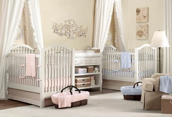 En Güzel İkiz Bebek Odası Dekorasyon Önerileri