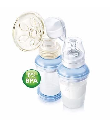 P.Avent %0 BPA PES Manuel Göğüs Pompası ve VIA Süt Saklama
