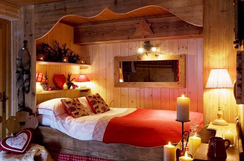 Romantik yatak odası tasarımı