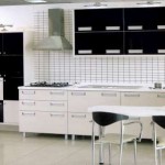 Siyah beyaz mutfak modelleri