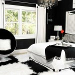 Siyah Beyaz Yatak Odası Dekorasyonu