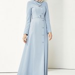 Kışlık trend genc tesettür pardesü modeli