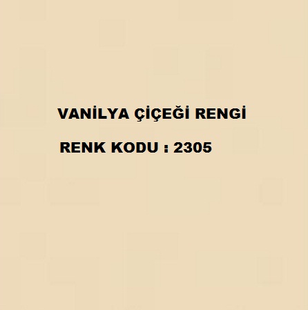 Vanilya Çiçeği Rengi | Dekorasyon Modelleri