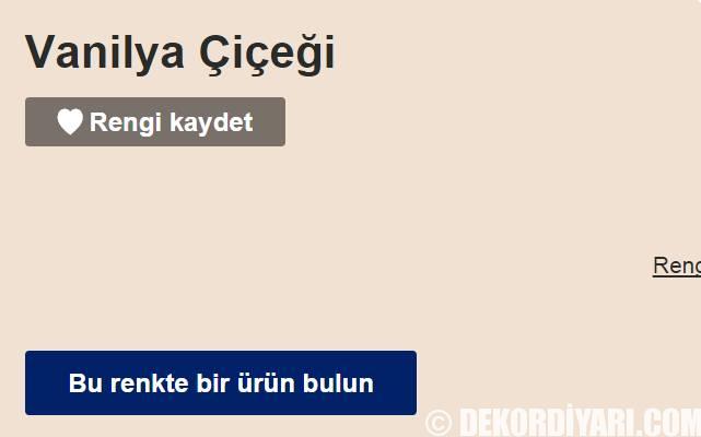 Vanilya Çiçeği Rengi Duvar Boyası | Dekorasyon Fikirleri ve ...