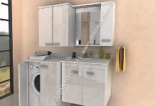 Çamaşır makinalı banyo dolapları – Banyo Dolapları Modelleri ...