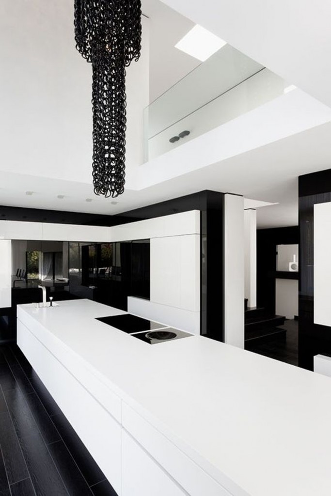 Son Zamanların Modası Siyah Beyaz Mutfak Dekorasyonu - Dekoloji